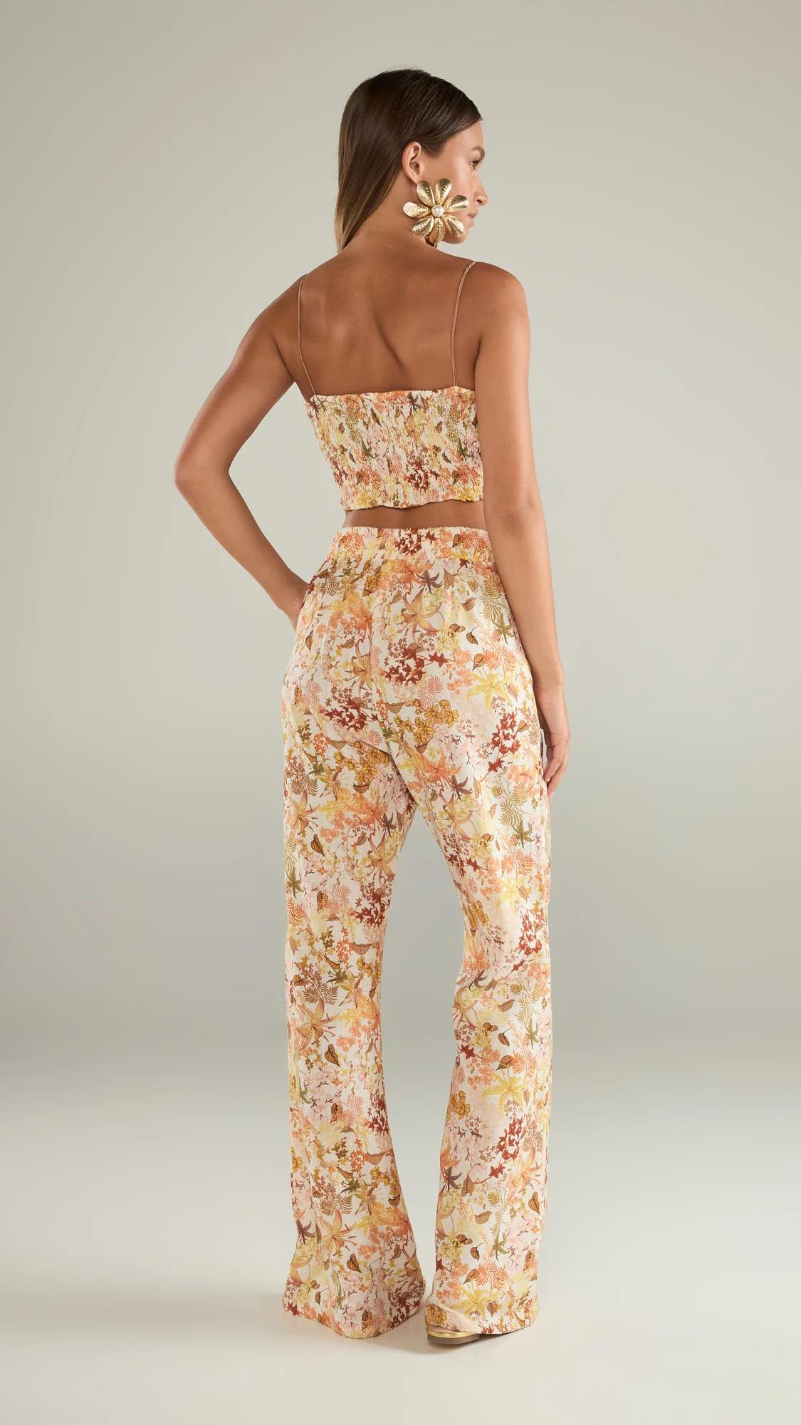 ESTHER LINEN HIGH WAISTED PANTS